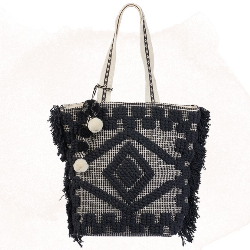 Bamboo Trading Company Woven Traveller Tote